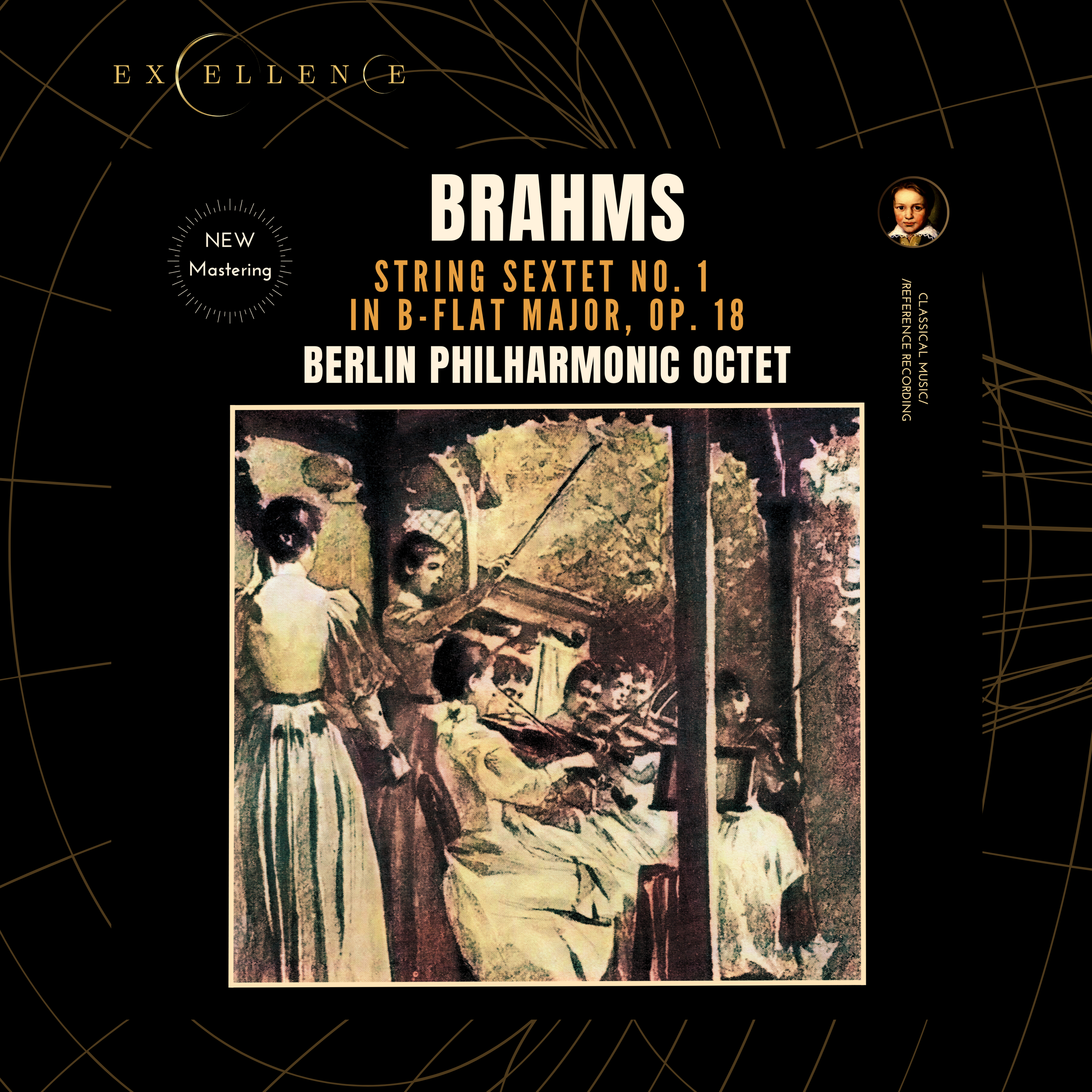 Brahms: String Sextet No. 1 in B-flat Major, Op. 18 by the Berlin Philharmonic Octet (2025 Remastered, Berlin 1966) - CMRR Music Publishing