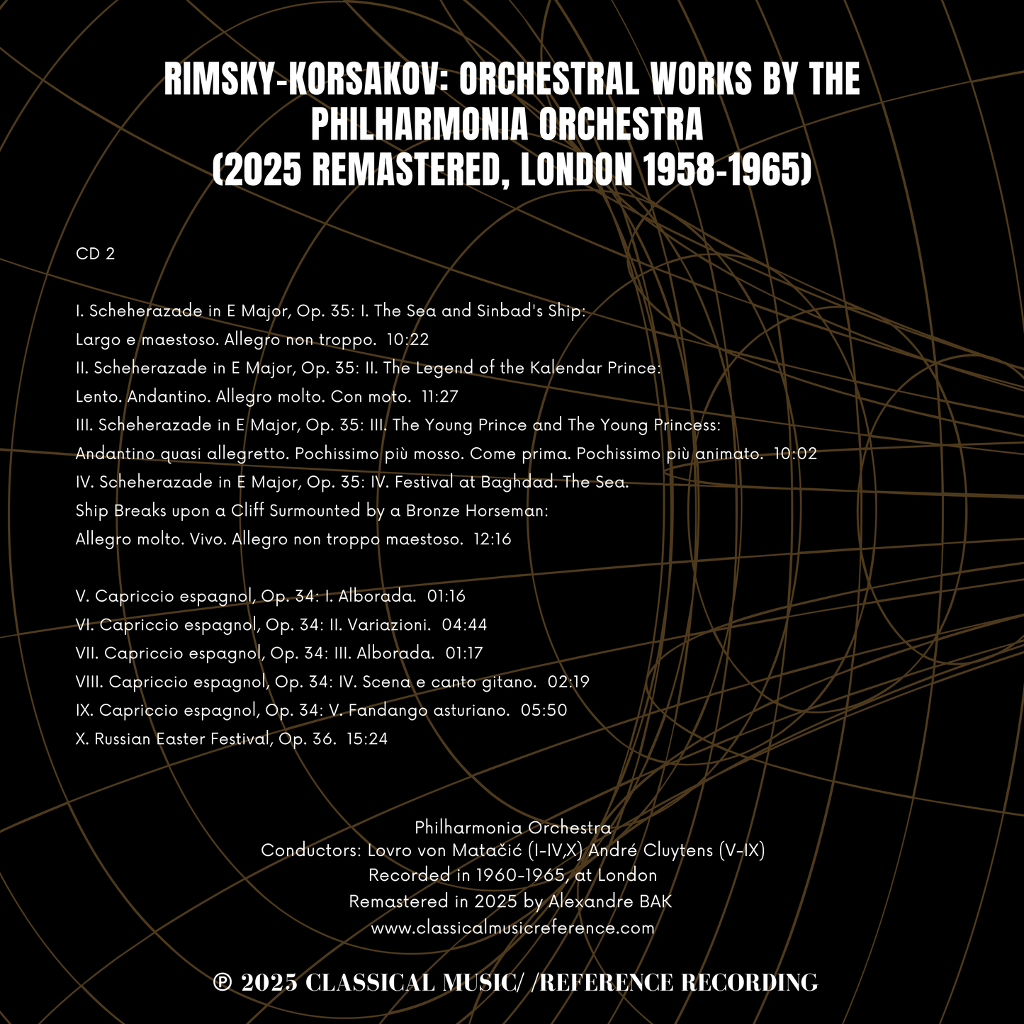 Rimsky-Korsakov : Orchestral Works by the Philharmonia Orchestra (2025 Remastered, London 1958-1965)