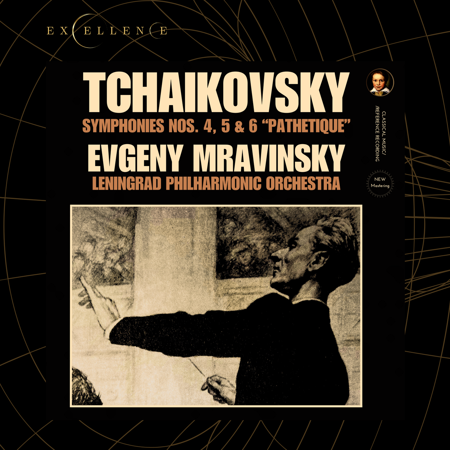 Tchaikovsky: Symphonies Nos. 4, 5 and 6 Pathetique by Evgeny Mravinsky (2024 Remastered, London 1960)