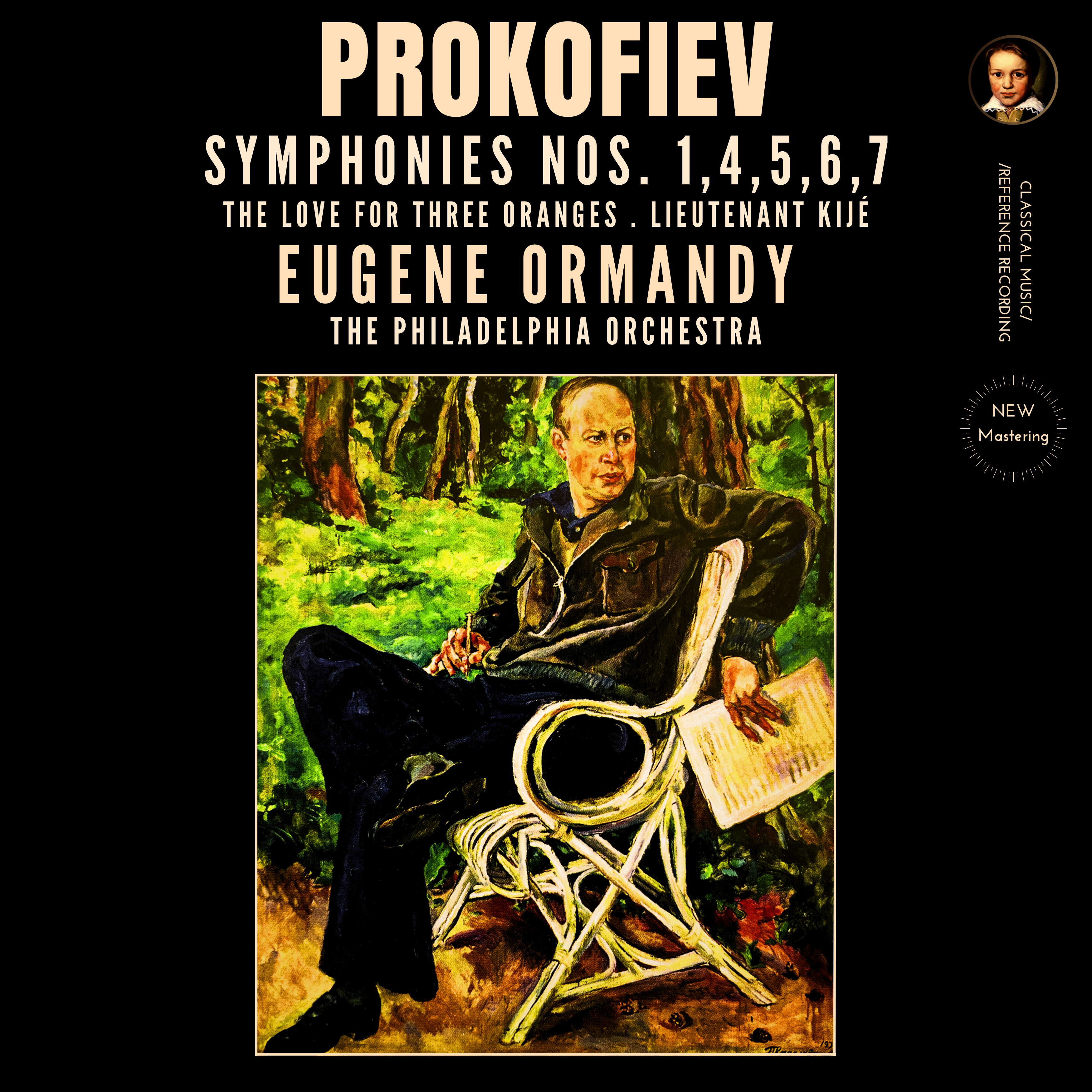 Prokofiev: Symphonies Nos. 1,4,5,6,7, The Love for Three Oranges, Lieutenant Kijé by Eugene Ormandy (2024 Remastered, Philadelphia 1953-1963) - CMRR Music Publishing