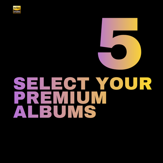 Build your 5-album Premium Bundle