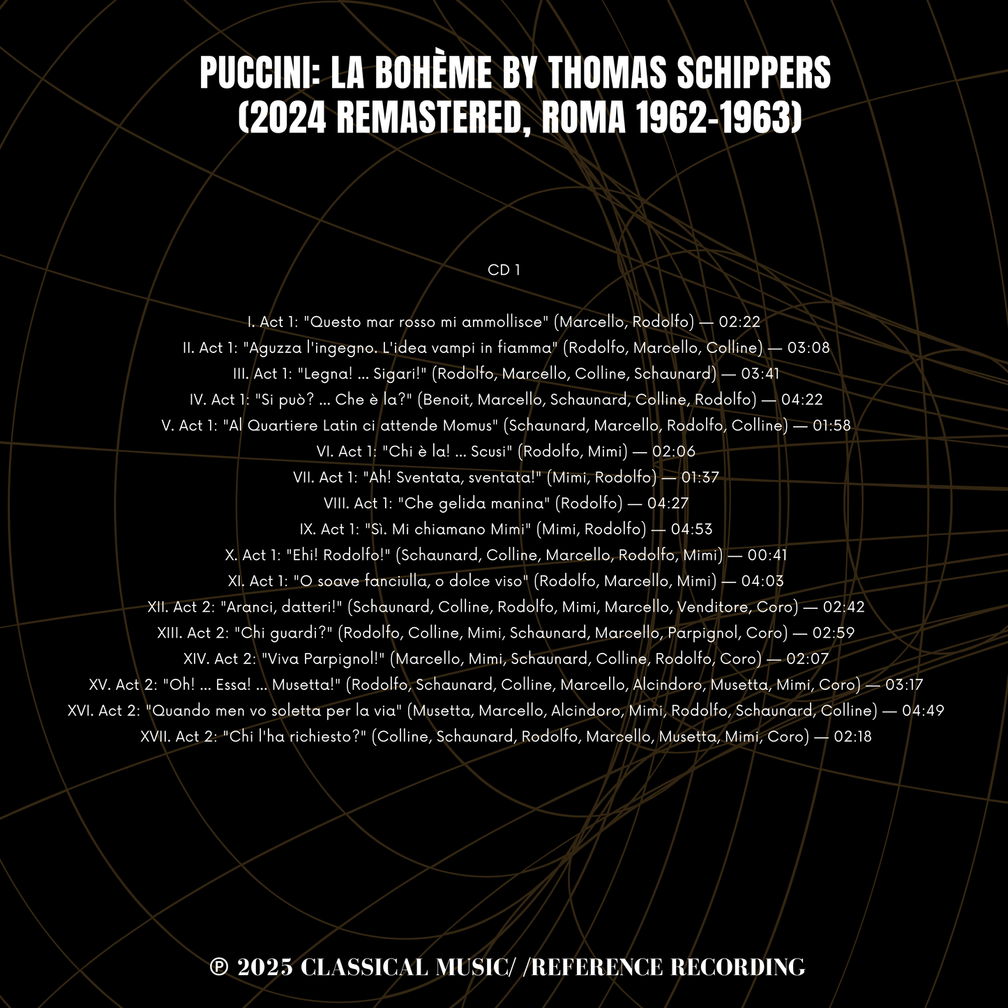 Puccini: La Bohème by Thomas Schippers (2024 Remastered, Roma 1962-1963)
