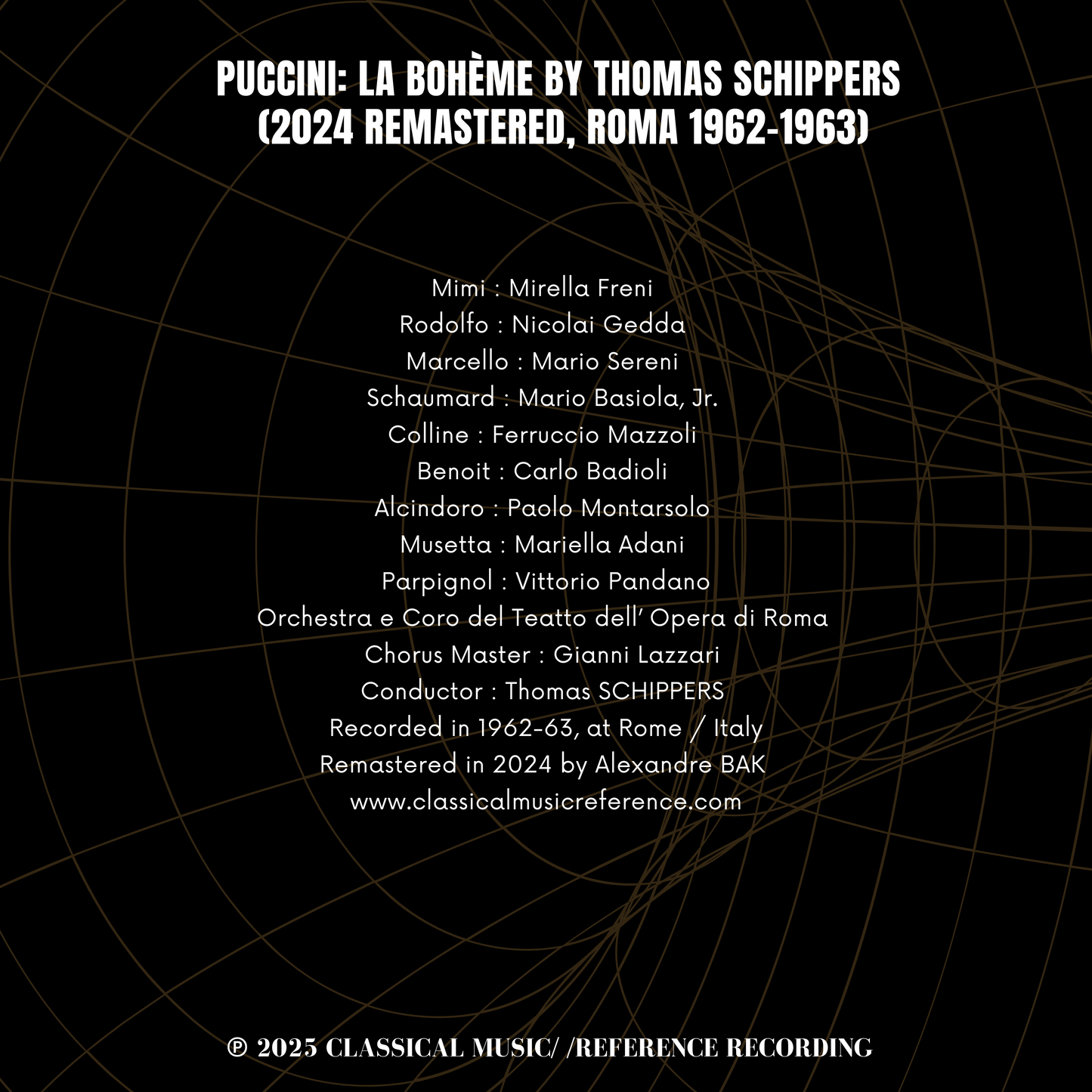 Puccini: La Bohème by Thomas Schippers (2024 Remastered, Roma 1962-1963)