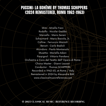 Puccini: La Bohème by Thomas Schippers (2024 Remastered, Roma 1962-1963)