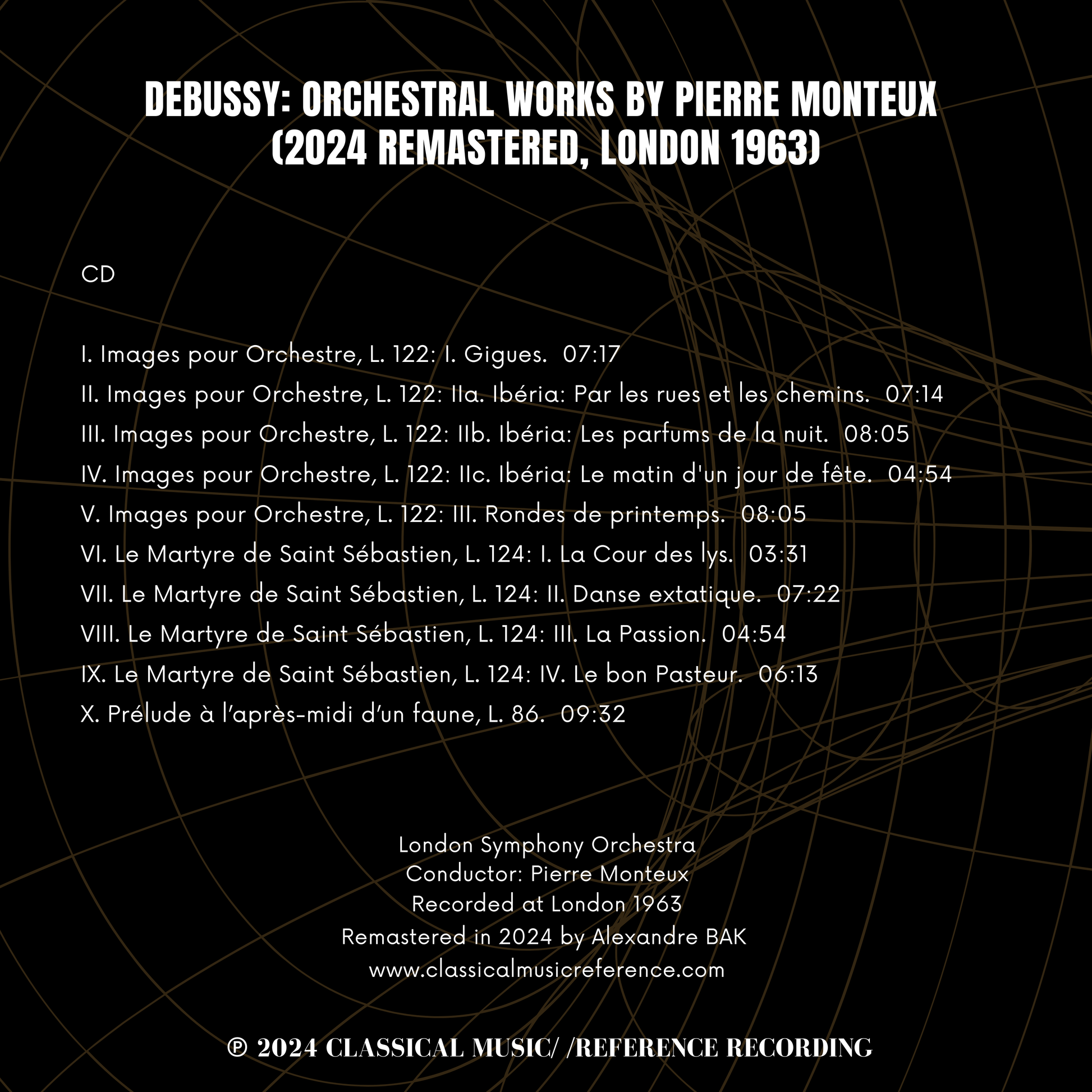英4discs CD Pierre Monteux; NDR Symphony Orchestra Pierre Monteux (The Concert Hall Recordings)  SC013 Scribendum 紙ジャケ /00440 Classical Net Review - Maestrino - Monteux - Conducts