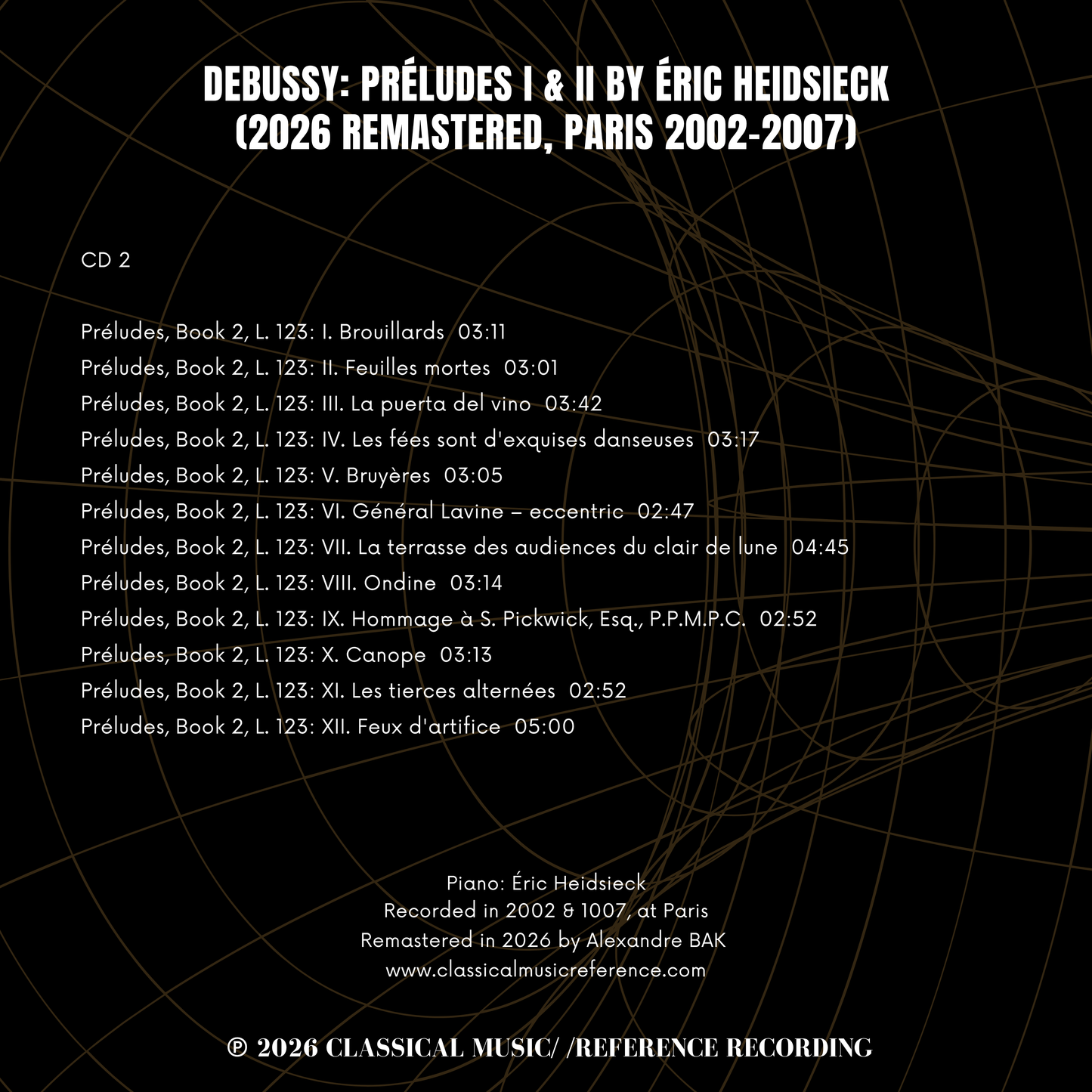 Debussy: Préludes I & II by Éric Heidsieck (2026 Remastered, Paris 2002-2007)
