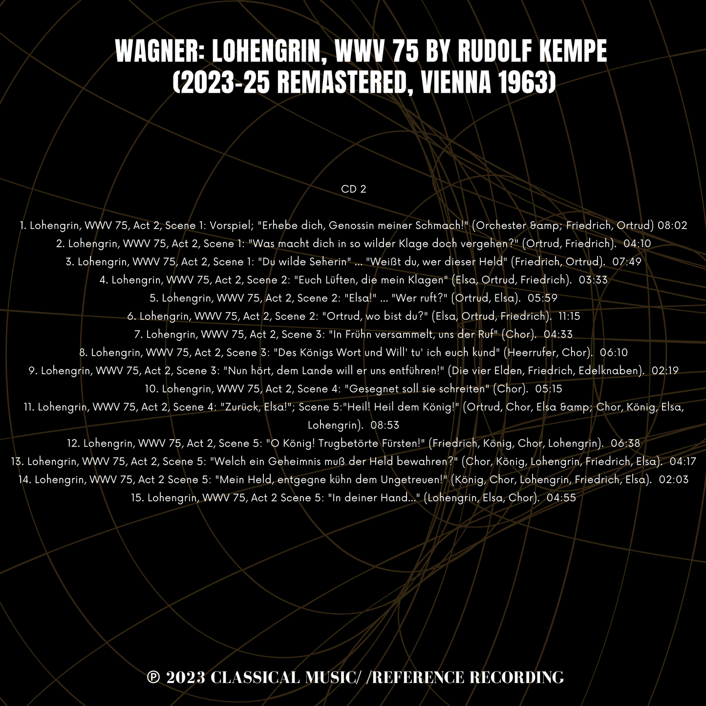 Wagner: Lohengrin, WWV 75 by Rudolf Kempe (2023-25 Remastered, Vienna 1963)