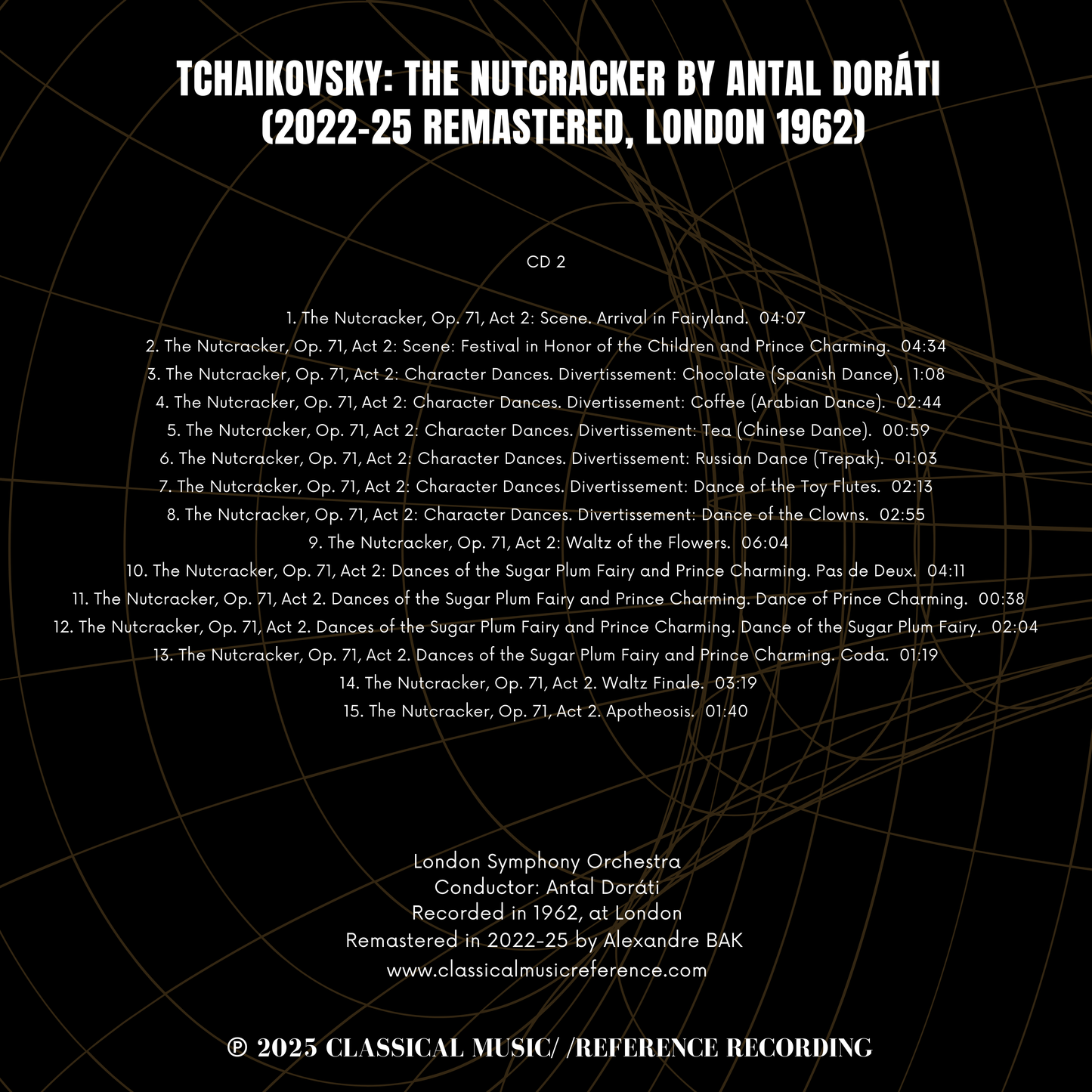 Tchaikovsky: The Nutcracker by Antal Doráti (2022-25 Remastered, London 1962)