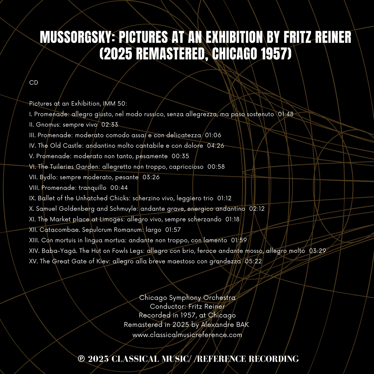 Mussorgsky: Pictures at an Exhibition by Fritz Reiner (2025 Remastered, Chicago 1957)