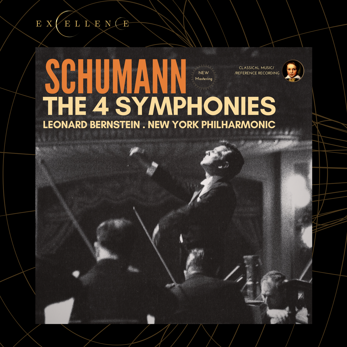 Schumann: The 4 Symphonies by Leonard Bernstein (2023-25 Remastered, New-York 1960)