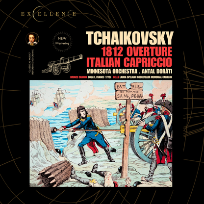 Tchaikovsky: 1812 Overture, Italian Capriccio by Antal Doráti (2024-26 Remastered, USA 1958 & 1955)