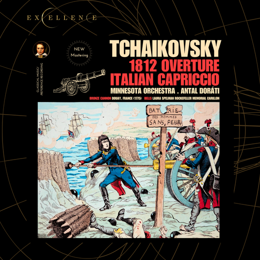 Tchaikovsky: 1812 Overture, Italian Capriccio by Antal Doráti (2024-26 Remastered, USA 1958 & 1955)