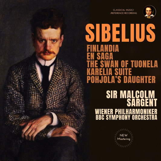 Sibelius: Finlandia, En Saga, The Swan of Tuonela, Karelia Suite, Pohjola's Daughter by Sir Malcolm Sargent (2023 Remastered, Vienna 1961 & London 1958)