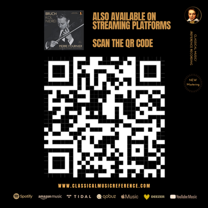 Bruch: Kol Nidrei (Adagio for Cello and Orchestra), Op. 47 by Pierre Fournier (2024 Remastered, Studio 1961) - CMRR Music Publishing