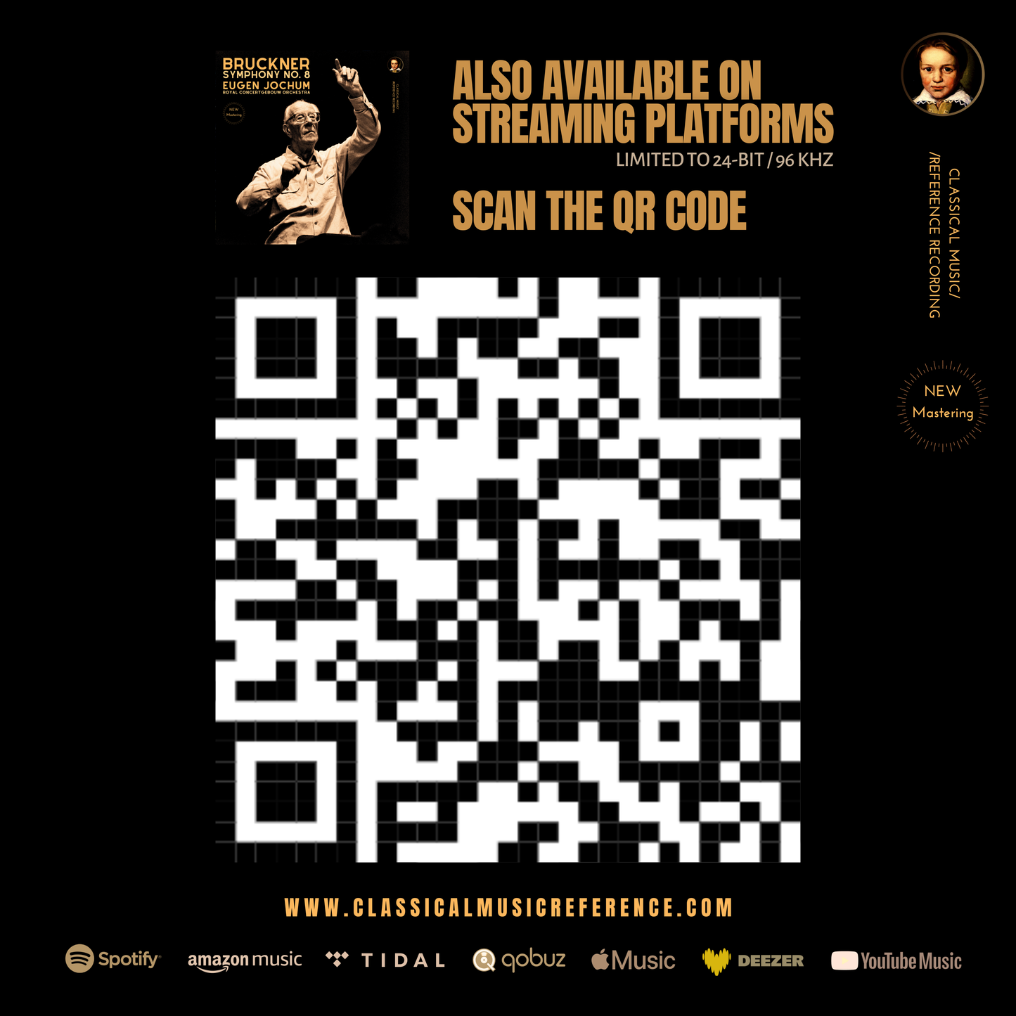 Bruckner: Symphony No. 8 by Eugen Jochum (2025 Remastered, Amsterdam 1984)