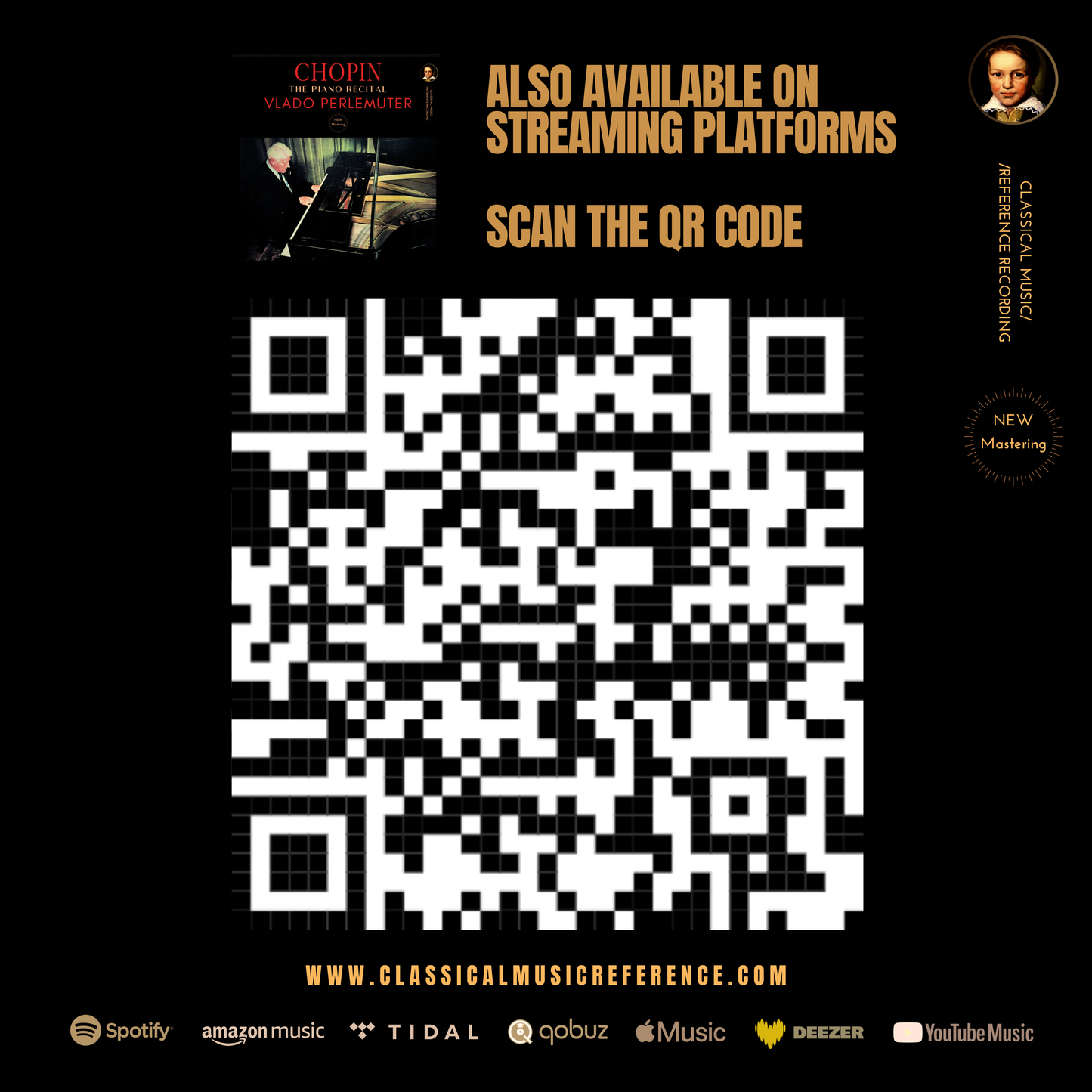 Chopin: The Piano Recital by Vlado Perlemuter (2025 Remastered, Paris 1960) - CMRR Music Publishing