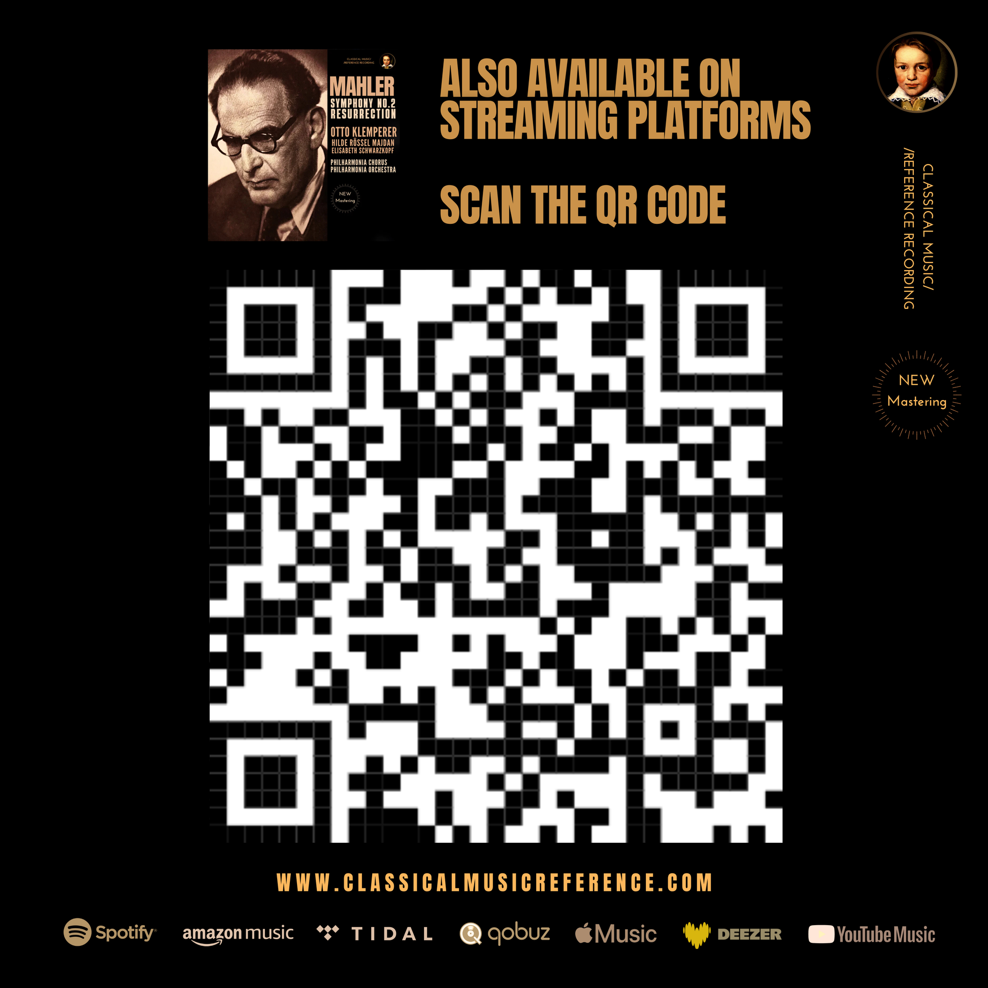 Mahler: Symphony No. 2 Resurrection by Otto Klemperer (2024 Remastered, London 1962) - CMRR Music Publishing