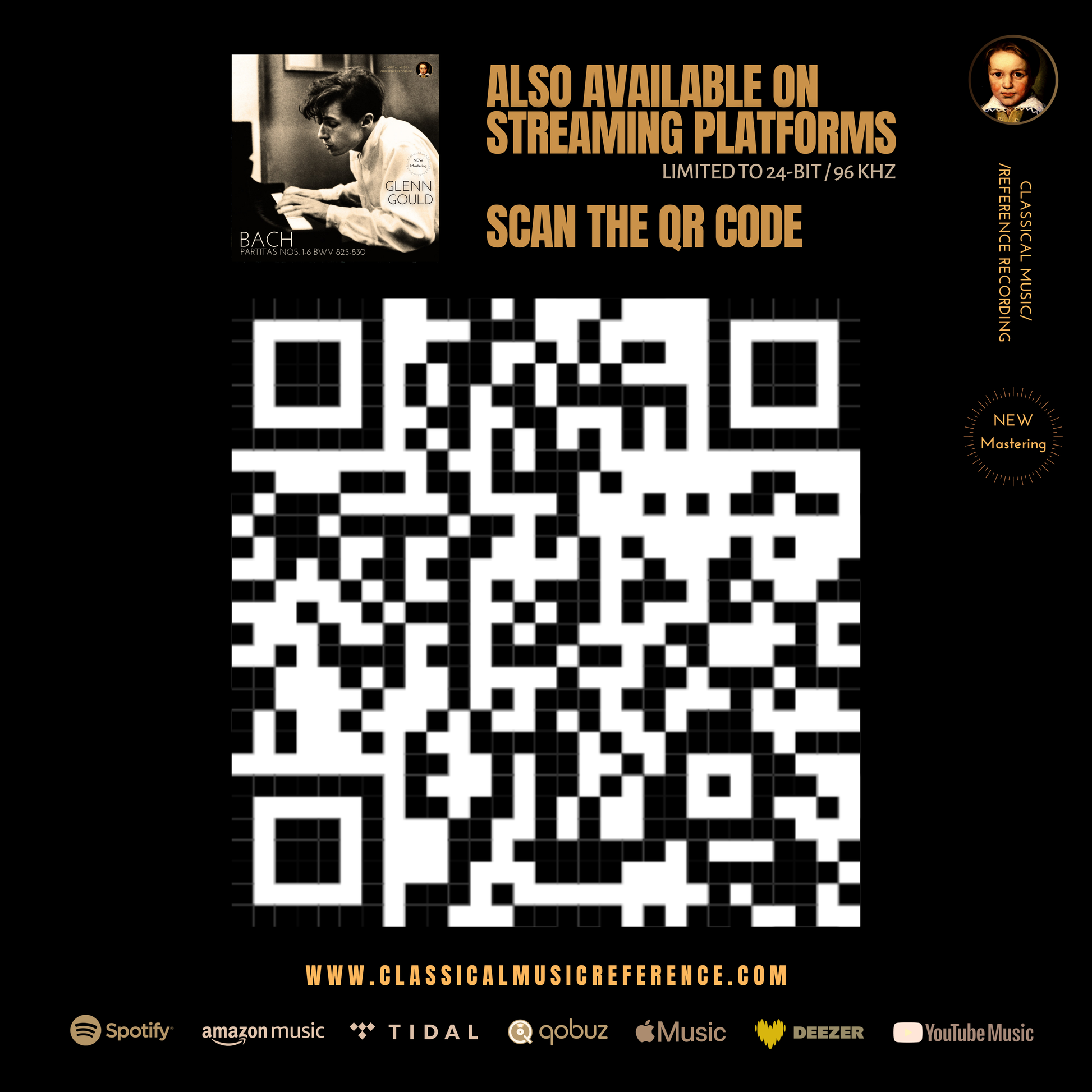 Bach: Partitas Nos. 1-6, BWV 825-830 by Glenn Gould (2024 Remastered, New-York 1957-1963) - CMRR Music Publishing