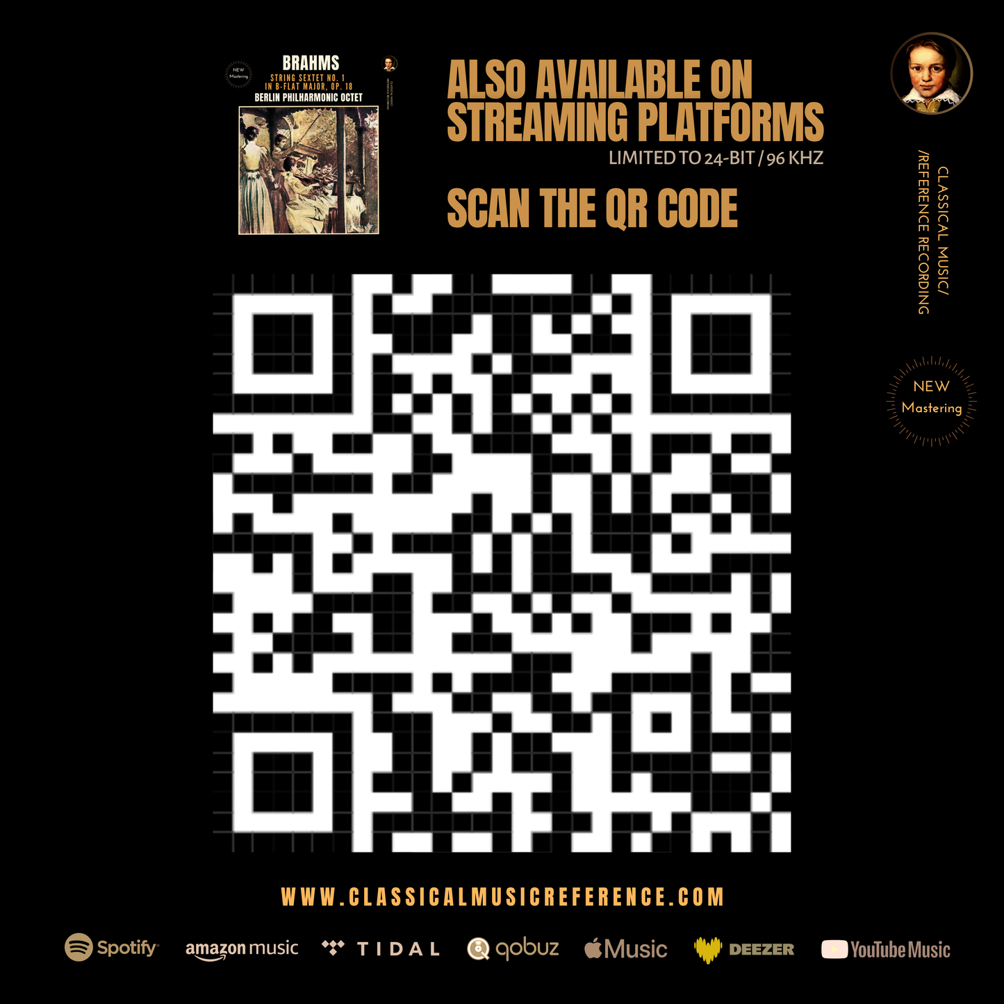 Brahms: String Sextet No. 1 in B-flat Major, Op. 18 by the Berlin Philharmonic Octet (2025 Remastered, Berlin 1966)